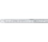 Линейка нержавеющая Vogel 2500х18х0,5 дюйм/1мм обратная шкала 1013030250 1