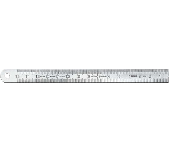 Линейка нержавеющая Vogel 500х18х0,5 0,5мм/1мм обратная шкала 1013020050