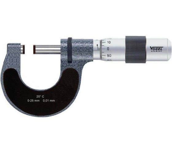 Микрометр гладкий Vogel 125 - 150 х 0.01 шпиндель 8мм, с калибровкой 231335 К