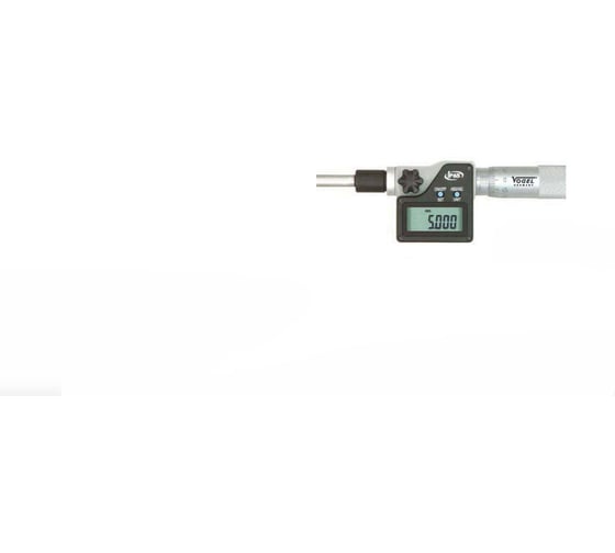 Микрометрическая головка цифровая Vogel 0-25 х 0,001 IP65, диам. 18mm, L=165,6mm 231287