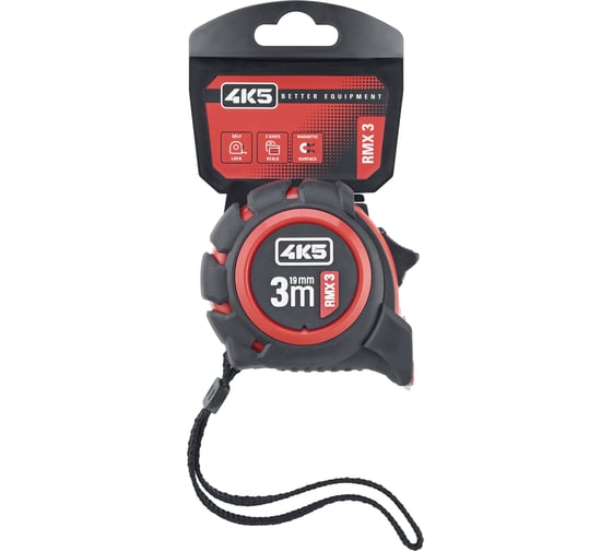 Рулетка 4K5 RollMeter 3 м, 19 мм 606.100-3