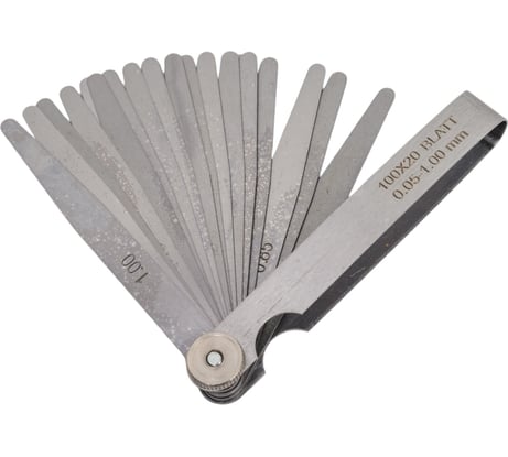 Набор щупов Вымпел №5 0.05-1 мм, 20 щупов, 100 мм 5198