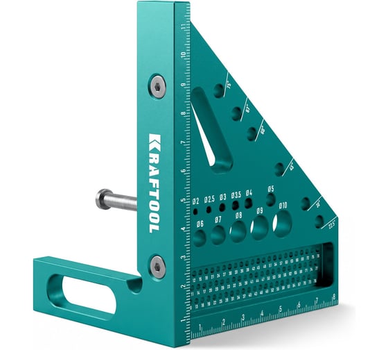 Высокоточный алюминиевый угольник KRAFTOOL 3D Square, 7-в-1 3446