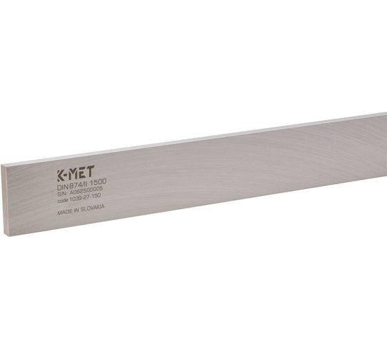 Линейка поверочная Kinex (K-MET) ШП 1500х60х12мм DIN874 кл.2 INOX 1039-27-150