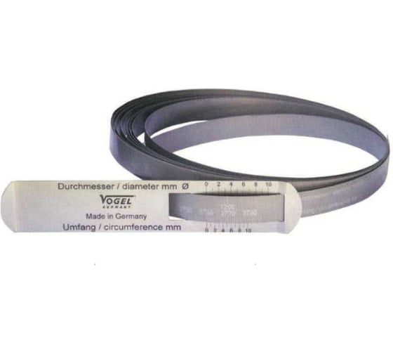 Линейка для измерения наружных диаметров Vogel 20-700 (дл.окр. 60-2200) травление ЛИОД UFM 2200 с поверкой 183002 П