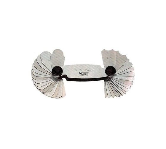 Шаблоны радиусные (набор) Vogel 15,5 - 25,0 15 шт. (30 мер) *с калибровкой 472107 К