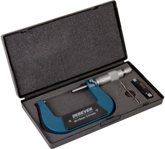 Нониусный микрометр Debever Machining Solutions 50-75 мм, 0.01 мм DB-S-MV7501