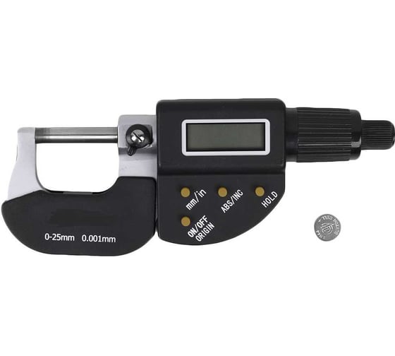 Микрометр цифровой TORNERI МКЦ 0-25 0.001 Т028686