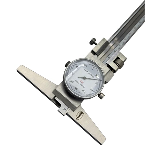 Штангенглубиномер TORNERI ШГК-150-0.01 с круговой шкалой Т029615 1