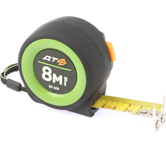 Рулетка Дело Техники в обрезиненном корпусе Компакт 8м×25мм 101408 1