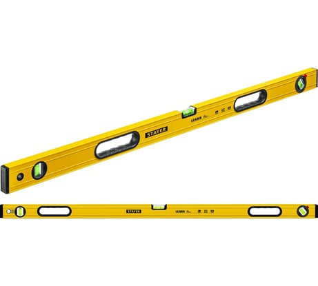 Cтроительный фрезерованный уровень STAYER Leader 1200 мм 3466-120_z01