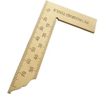 Угольник Петроградъ плоский, 85x50, двухсторонний М00017953