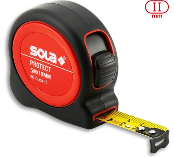 Рулетка SOLA Protect PE 5, L=5 м 50550501
