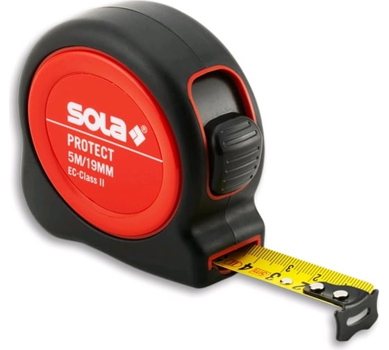 Рулетка SOLA Protect PE 5, L=5 м 50550501 1