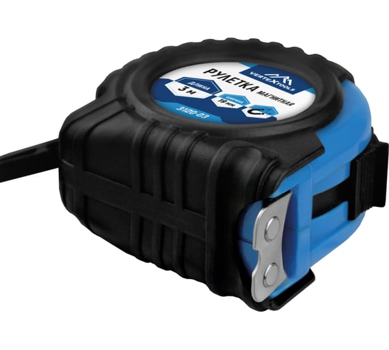 Рулетка vertextools магнитная 3х19 мм 3120-03