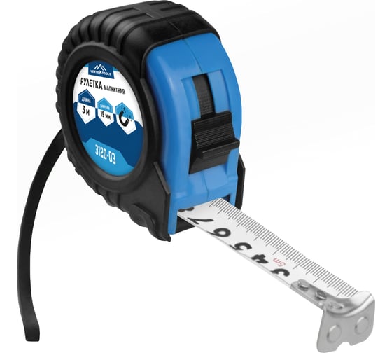 Рулетка vertextools магнитная 3х19 мм 3120-03