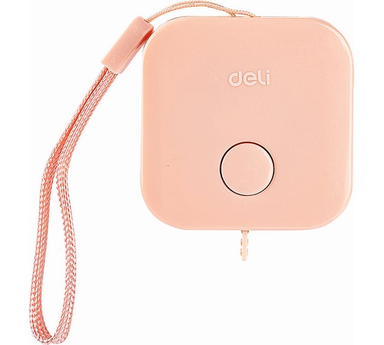 Рулетка DELI канцелярская E79650PINK 1500мм роз. пластик, 24 штуки в упаковке 1584291 1