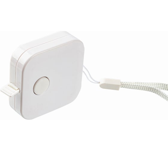 Канцелярская рулетка DELI E79650WHITE 1500мм белый пластик (упак.:1шт) 1584288 24 шт. в упак.