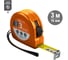 Рулетка TDM ELECTRIC длина 3 м, стальная лента, ширина 16 мм, пластиковый корпус, "Гранит" SQ1018-0101 2