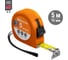 Рулетка TDM ELECTRIC длина 5 м, стальная лента, ширина 19 мм, прорезиненное покрытие, магнит, "Рубин" SQ1018-0106 2
