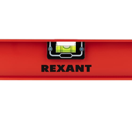 Алюминиевый строительный уровень REXANT с разметкой. 1000 мм, с поворотным глазком 12-9213