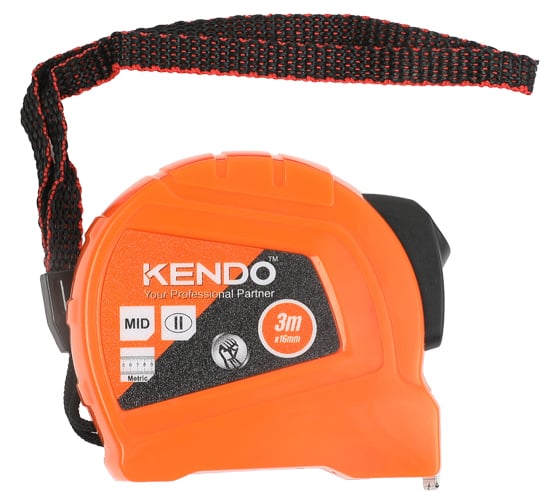 Измерительная рулетка KENDO 3м, 16 мм 35039