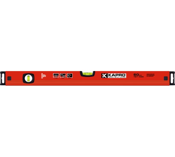 Уровень Kapro 2 колбы, магнитный 787-40-60M