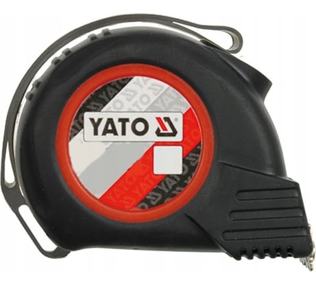 Рулетка YATO 5м х 25мм, автостоп, магнит, обрезиненный корпус YT-7111