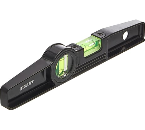 Алюминиевый магнитный строительный уровень Gigant 250мм GWM250