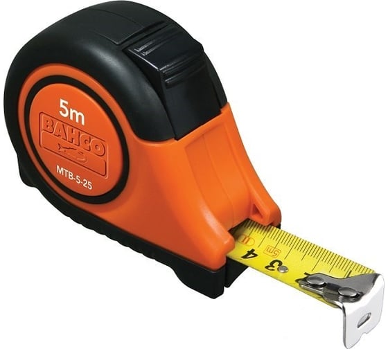 Рулетка с магнитным крюком 5 м BAHCO MTB-5-25-M