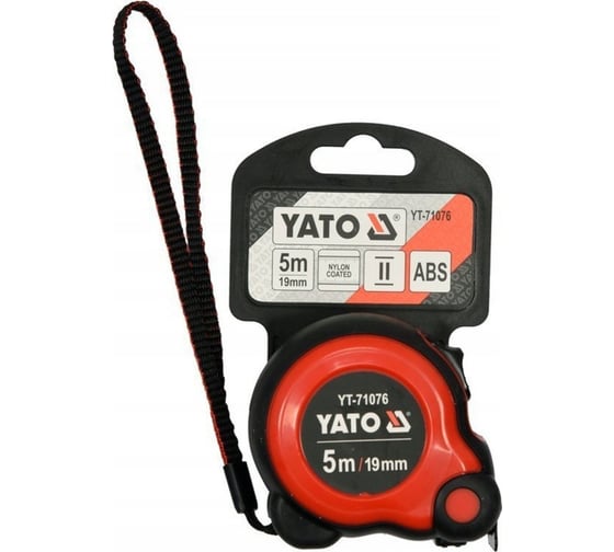 Рулетка YATO 5 м, 19 мм YT-71076