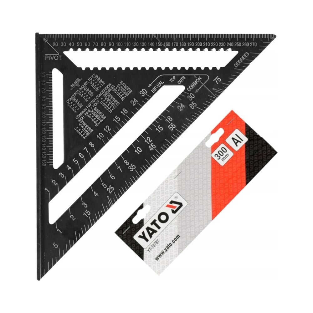 Угольник для плотника и столяра YATO 300 мм YT-70787 - выгодная цена ...