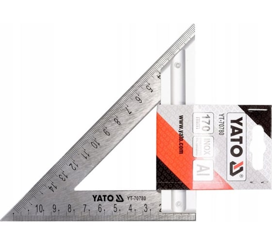 Угольник для плотника и столяра YATO 170 мм YT-70780