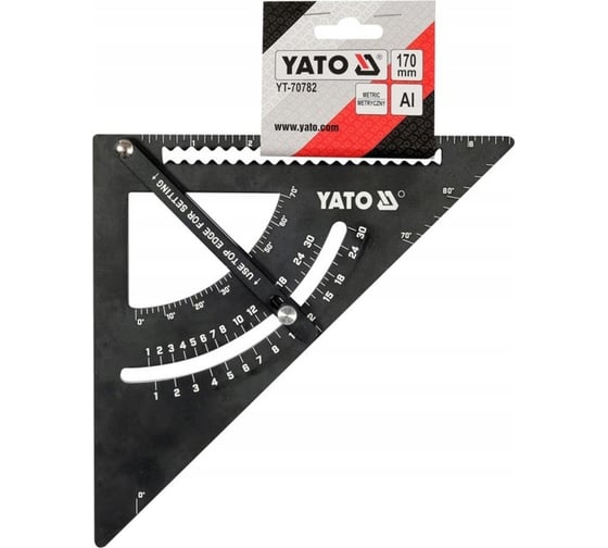 Металлический угольник YATO 170 мм YT-70782