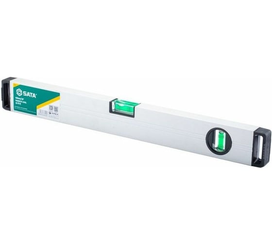 Строительный уровень Sata 450 мм, 2 колбы, 18" 91612