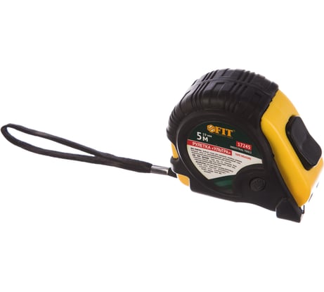 Рулетка FIT с тройным стопором 5 м х 19 мм 17245