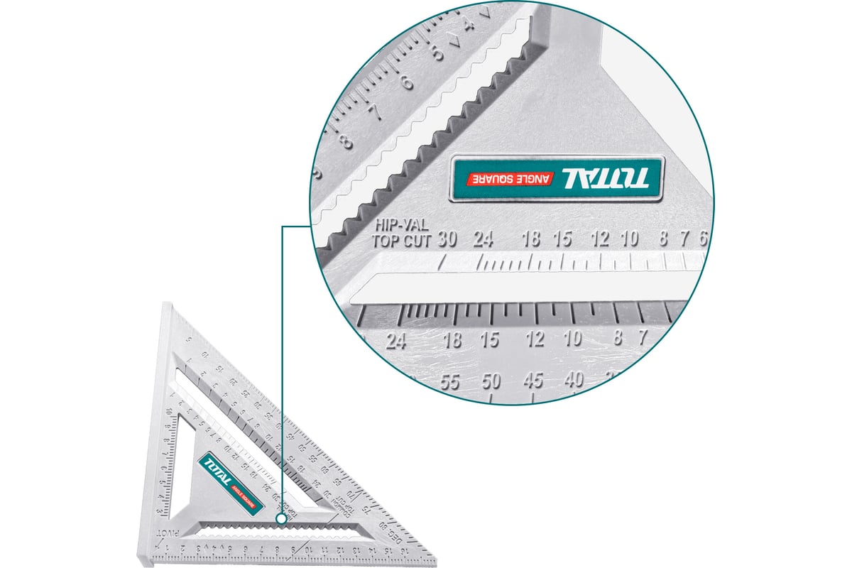 Кровельный угольник TOTAL TMT61212 - выгодная цена, отзывы, характеристики,  фото - купить в Москве и РФ