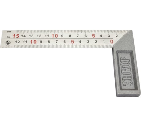 Угольник с чугунным основанием Энкор 10856