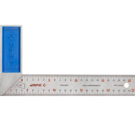 Угольник 250 мм ЗУБР ЭКСПЕРТ 34393-25