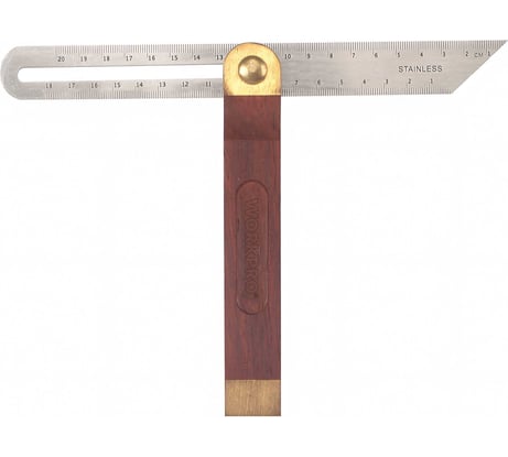 Малка угломер WORKPRO деревянная ручка 230мм WP264006