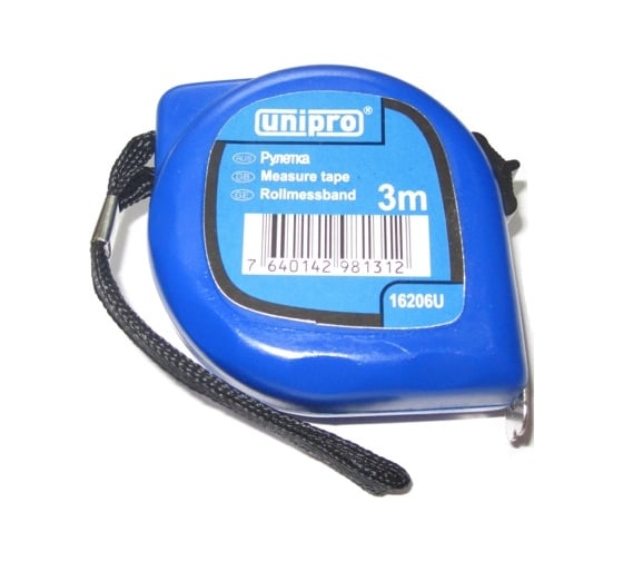 Рулетка 3 м х 12,5 мм Unipro 16206U