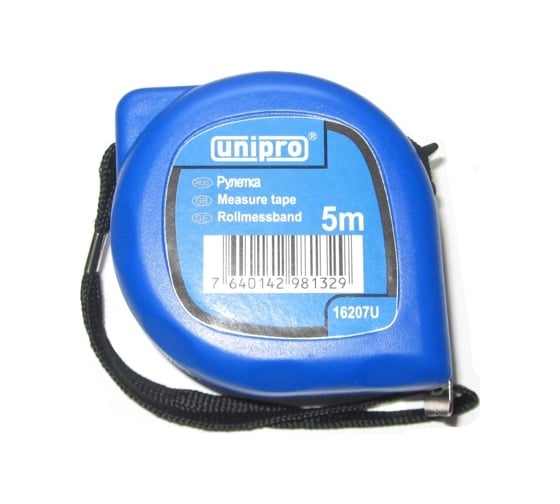 Рулетка 5 м х 25 мм Unipro 16207U 1