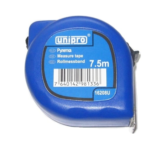 Рулетка 7,5 м х 25 мм Unipro 16208U 1