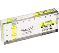 Уровень 2 ампулы, 40х100 мм KRAFTOOL CRYSTAL 1-34865-040