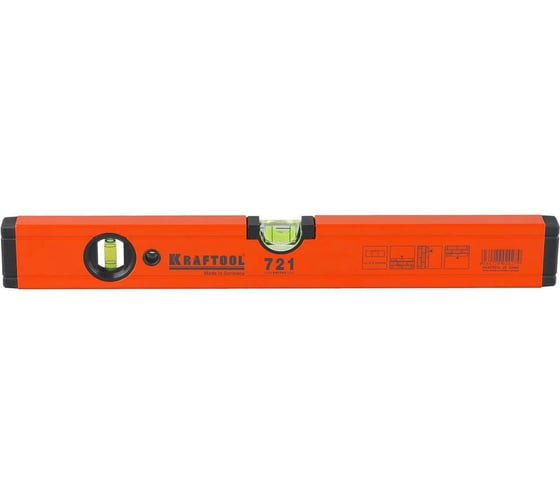Алюминиевый уровень 2 глазка, 150 см KRAFTOOL 34721-150 1