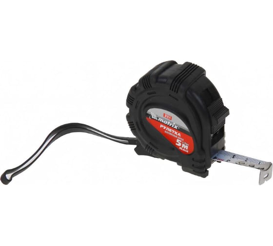 Рулетка 5 м х 19 мм Black MATRIX 31014