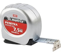 Рулетка 7,5 м х 25 мм Magnetic MATRIX 31012