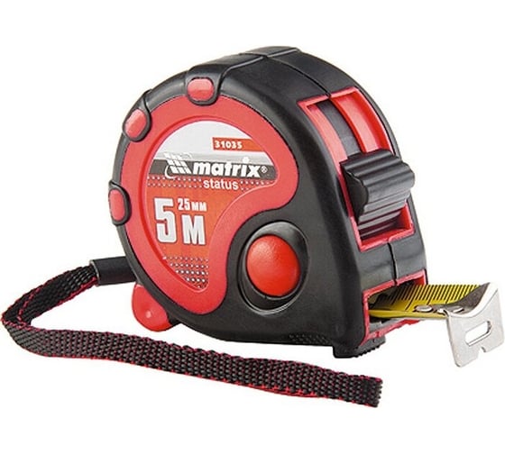 Рулетка 3 м х 16 мм Status 3 fixations MATRIX 31033