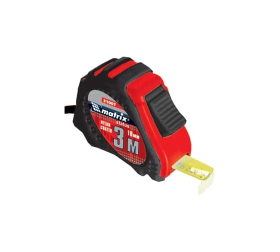 Рулетка 3 м х 16 мм Status autostop magnet+ MATRIX 31007 1