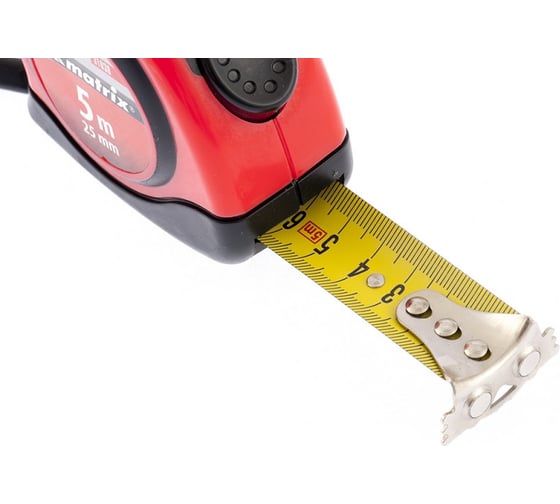 Рулетка 5 м х 25 мм Status autostop magnet MATRIX 31038